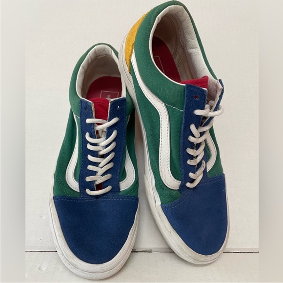 Vans Shoes - VANS Off The Wall Sneakers Suede Multi Color Tie Front Size 8.5 Women’s 7 Men’s